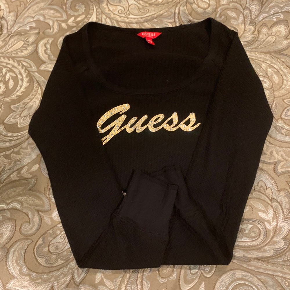 Women Guess Thermal Shirt